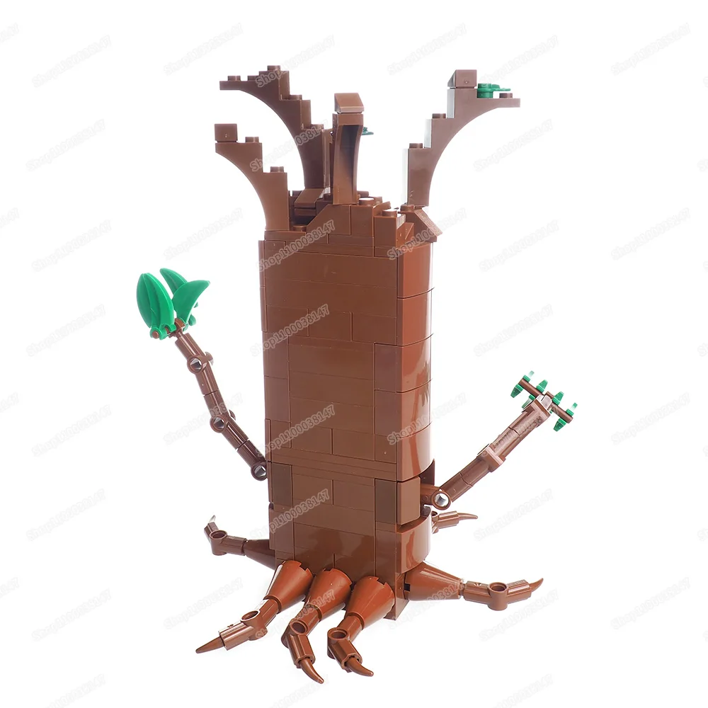 Mutatie Dode Boom Bouwsteen MOC figuren Uitdaging Vermijd Boomwortels Sprong Scène Magische Boom Monster Model Kinderen Geschenken Speelgoed