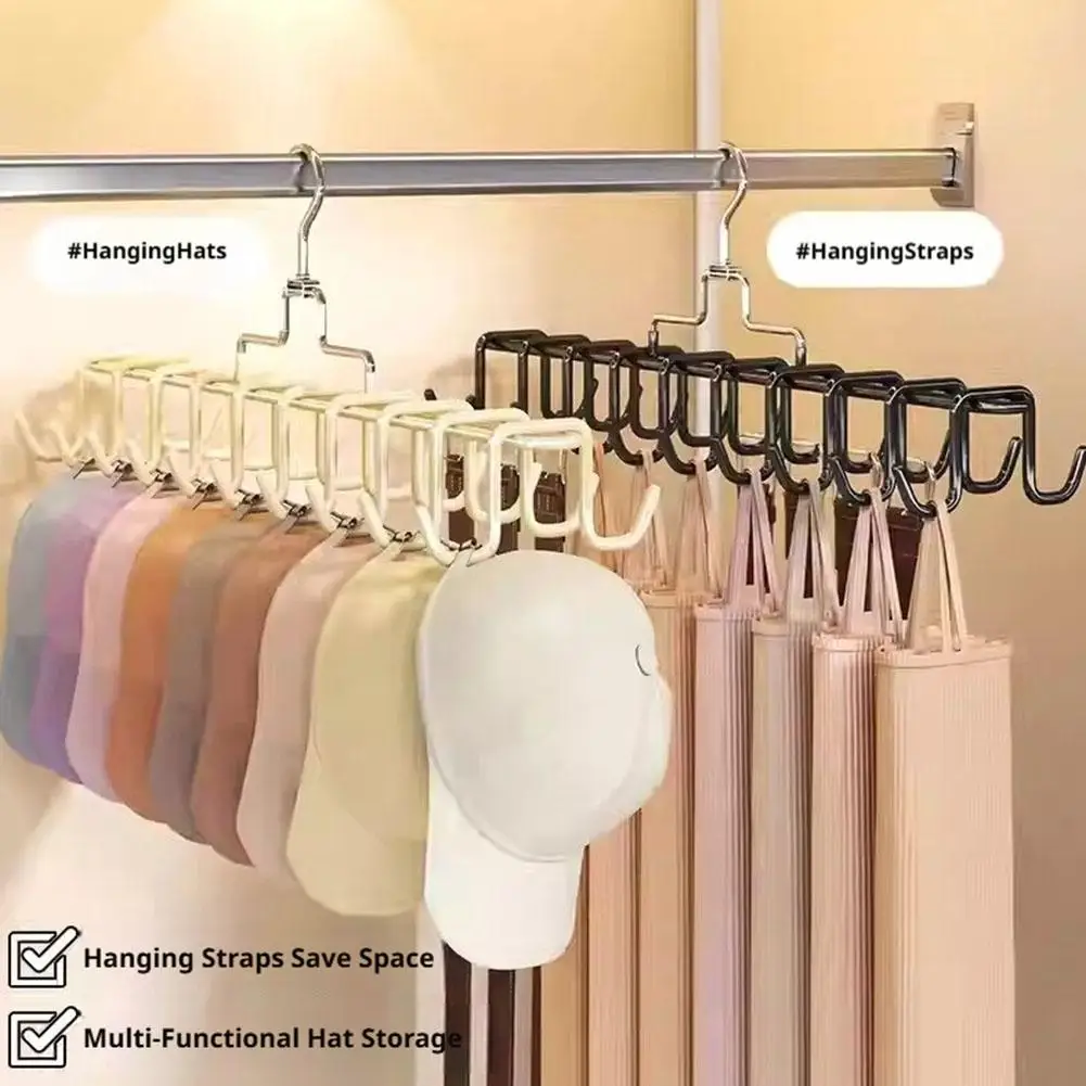 Organizer-Approved Multi-Function Lingerie Hanger Space-Saving Tank Top Bra Rack One Hook Multiple Slots Closet Storage view 3