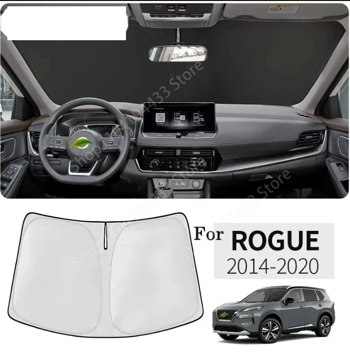 

Солнцезащитный козырек на переднее окно, Стайлинг автомобиля, наноизоляционный козырек от солнца на лобовом стекле, автомобильные аксессуары для интерьера для Nissan Rogue 2014-2020