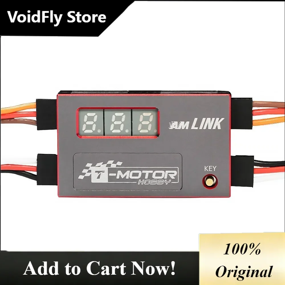 VoidFlyT-MOTOR AM66A 66A 3-6S BLHeli_S 32 ESC And AM Link 3D Telemetry Card Dshot1200 Electronic Speed Controller For RC FPV