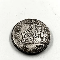 Greek Goddess Knight Antique Copper Old Silver Medal Piece Commemorative Coin Badge Collectible Gift Vintage Rome Ms01