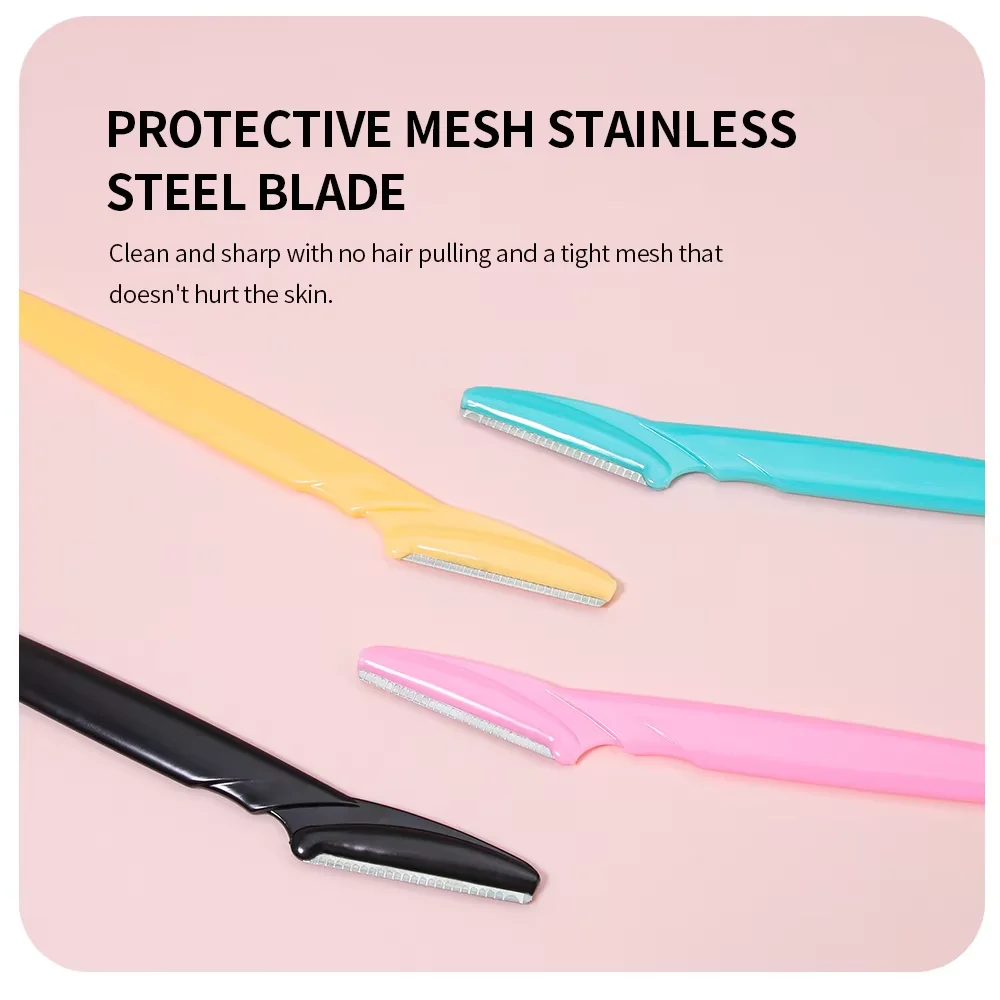 أداة قص الحواجب السكاكين المحمولة الوجه الحلاقة مزيل الشعر العين الحاجب إزالة الشعر إزالة الشعر القاطع شفرات حلاقة أدوات ماكياج