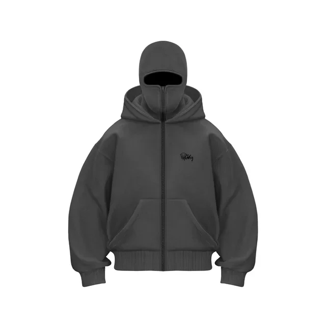 2025 neue Hoodie Herren Lose Mit Kapuze Zipper Jacke Gothic Star Mode Punk Y2k Hip Hop Harajuku Kleidung Männer Sweatshirts Übergroßen
