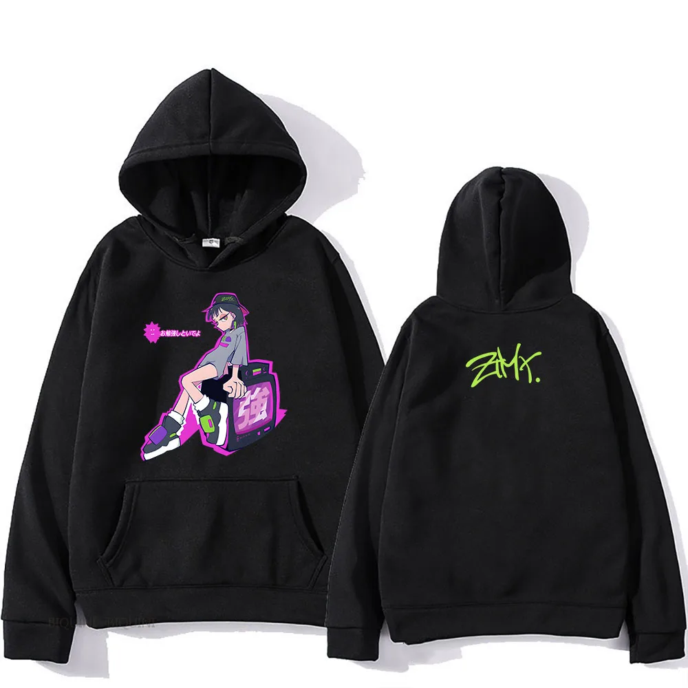 ZTMY ZUTOMAYO Japan Band Hoodies Long Sleeve Oversized Fleece Comfortable Hooded Pullovers Sweatshirts Loose Pop Fashion Print