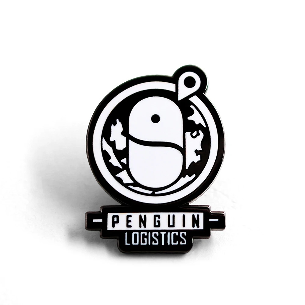 الفرسان البطريق اللوجستية شعار التلبيب دبوس برج استراتيجية الدفاع RPG الطرفية شارة ألعاب المشجعين الهدايا جمع #2