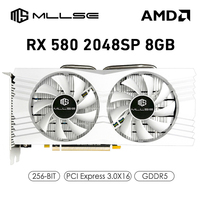 MLLSE Graphics Card AMD Radeon RX 580 8G GDDR5 256Bit 2048SP PCI Express 3.0 x16 GPU Computer Gaming RX 580 8GB placa de video