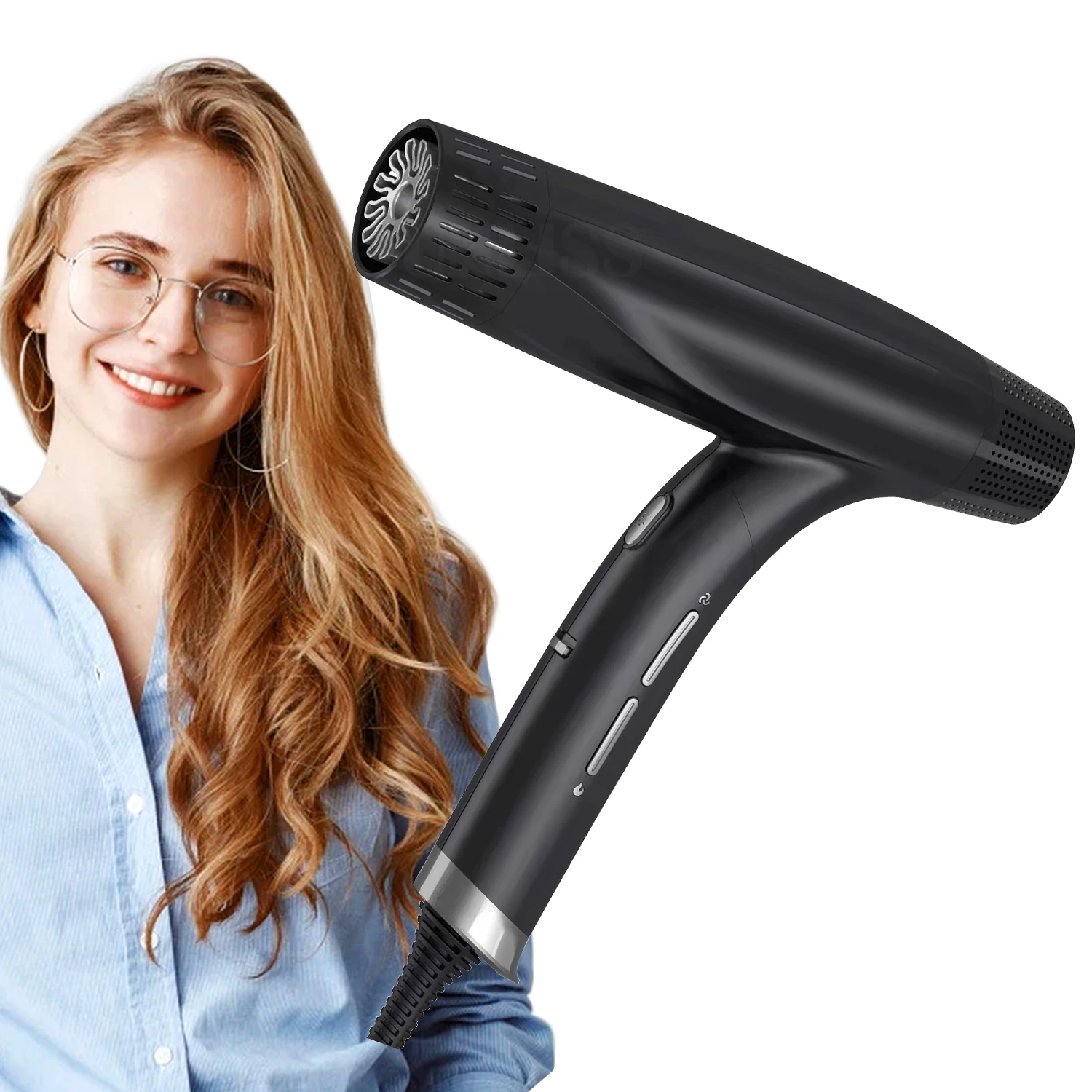 

UKLISS High Speed Hair Dryer Professional Salon Ionic Blow Dryer Negative Ions Fast-Drying & Max Shine Hair Drying Machine