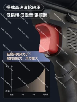 Ducted Violent Fan Car Wash Blowing Water Dust Removal Turbine Industrial Blower High Power Hair Dryer for Dust
