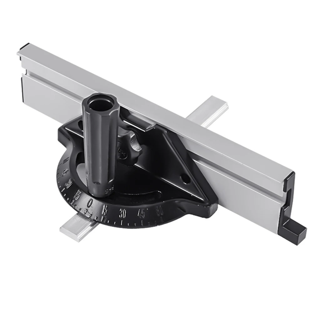 Adjustable Repetitive Cut Flip Stop And Tenon Gauge For Table Saw Miter Gauge And Aluminum Miter Fence Both Sides 60 Angle