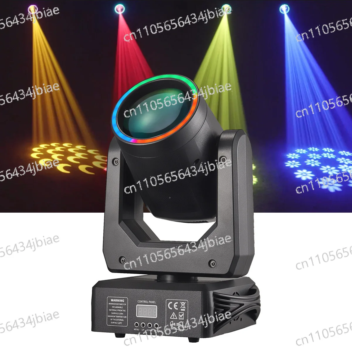 

Stage Nightclub Light Wedding Bar 150W Moving Head Light Rotating 18 Prisms Dj Mobile Party Lights 15Gobos