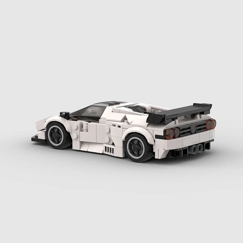 MOC Diablo GT Technical Car Speed Champion Racer Building Block Sports Supercar Brick World Famous Vehicle Model Kids Toys Boys