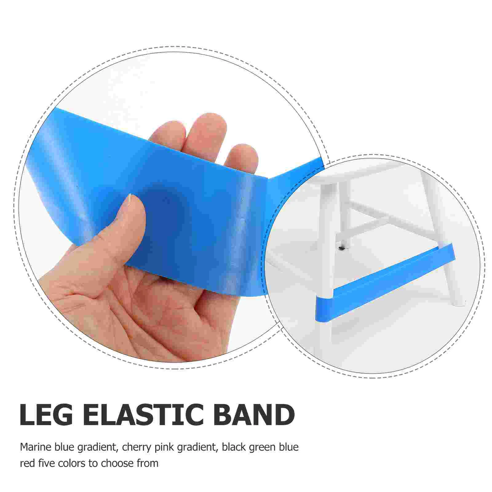 10 Pcs Elastic Table and Chair Fixing Straps Leg Relaxing Bands Classroom for Kids Fidgety Feet Flexible Colorful Practical