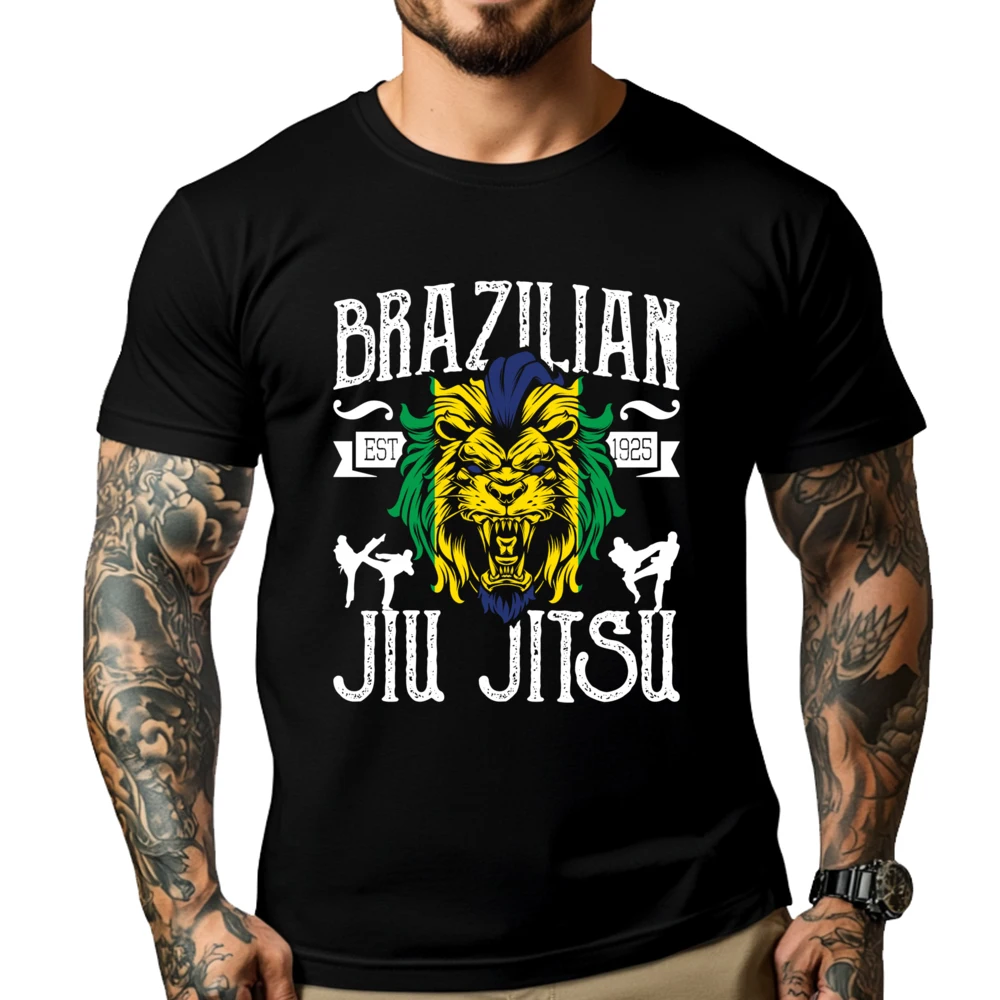 

Brazilian Jiu Jitsu Mixed Martial Arts Mma Bjj Pink Graphic Tees T Shirt Men Luxury Clothing Breathable Printed