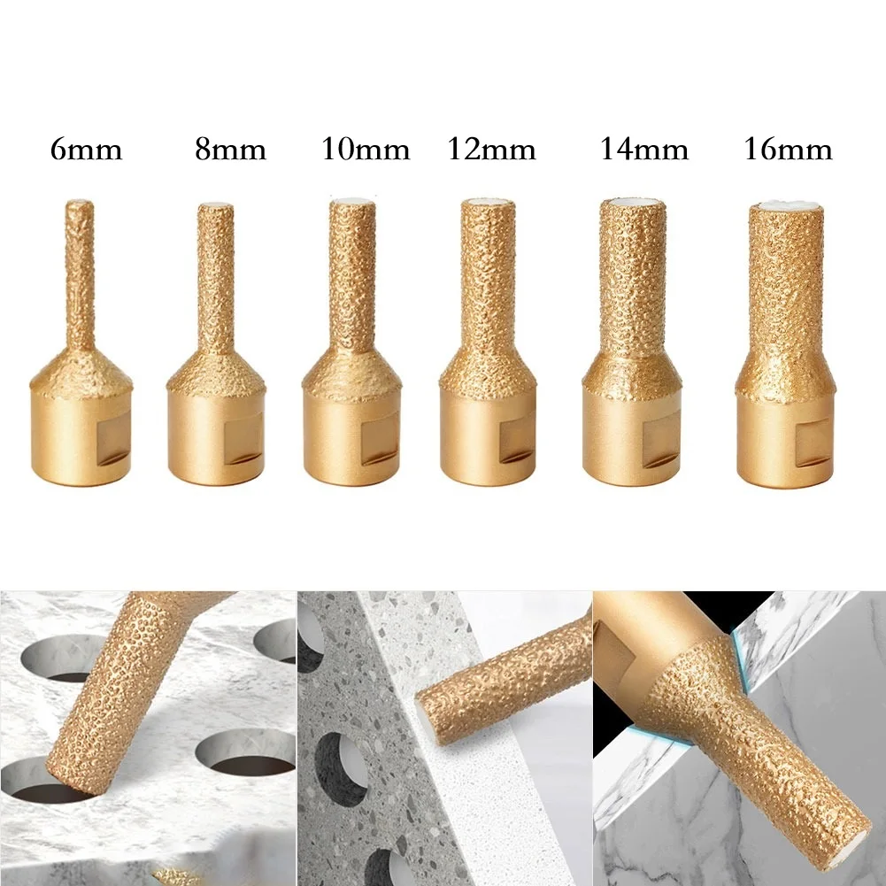 M14= Angle Grinder Hole Opener Drill Bits 6-16mm For Tile Marble Concrete Fast Cutting And Smooth Drilling Tool Workshop Use