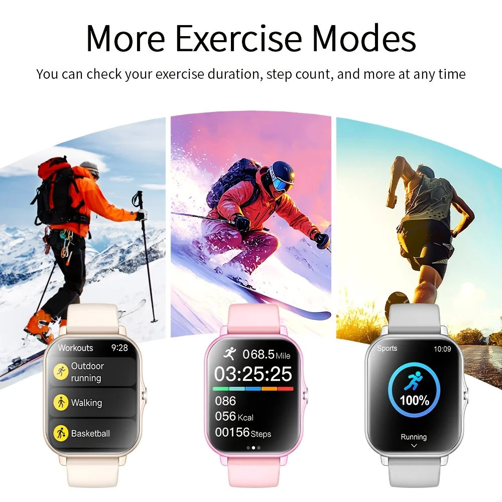 [Smart Watch, Wireless] Wireless Men'S And Women'S Smart Watch, 1.83-Inch Full Screen Touch, Dialing/Answering Calls, Pedometer image 3