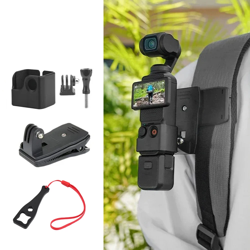 

Extend Frame Multifunction Adapter For DJI Osmo Pocket 3 Drop Resistant Protection Backpack Clips Action Camera Accessories