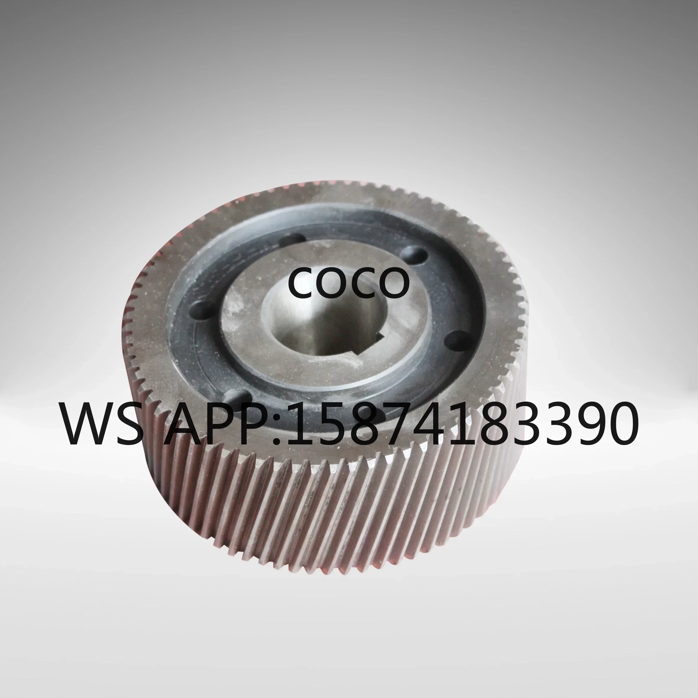 Industrial Granulator Helical Gear Shaft, High Strength Steel Transmission Mechanical Parts