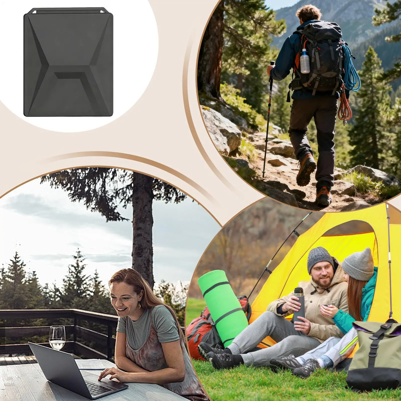 

Dish Antenna Cover Silicone Shell Case Anti-Drop Antenna Shell For Mountaineering Outdoor Backpacking Camping RV Car