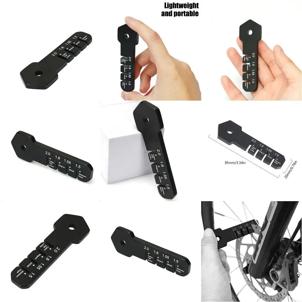 

Q81C Портативный инструмент для проверки тормозного ротора с калибровочной меткой для быстрого обслуживания велосипедных дисков