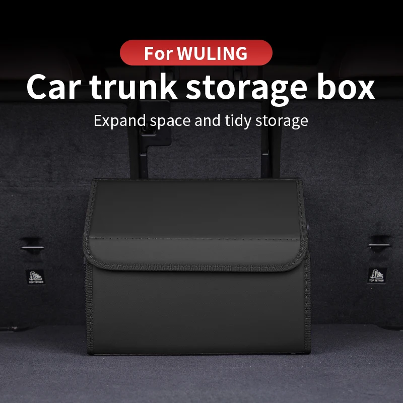 

Легко устанавливаемый пылезащитный органайзер для багажника автомобиля с откидной крышкой для Wuling Air ev, Bingo EV, Cloud EV, Darion EV, Eksion, Almaz, Alvez, Confero