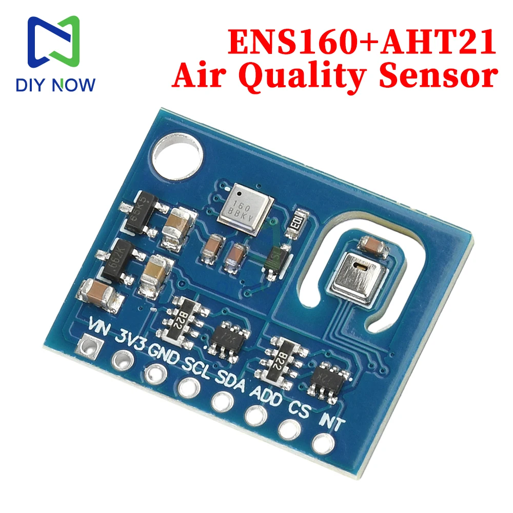 

ENS160+AHT21 Air Quality Sensor Module Carbon Dioxide Co2 Eco2 Tvoc Air Quality And Temperature And Humidity Sensor