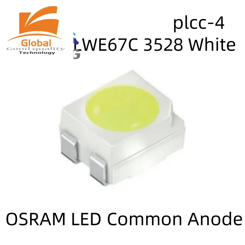 20 шт. LW E67C LWE67C 3528 белый общий анод SMD светодиод PLCC-4 автомобильные лампы бусины