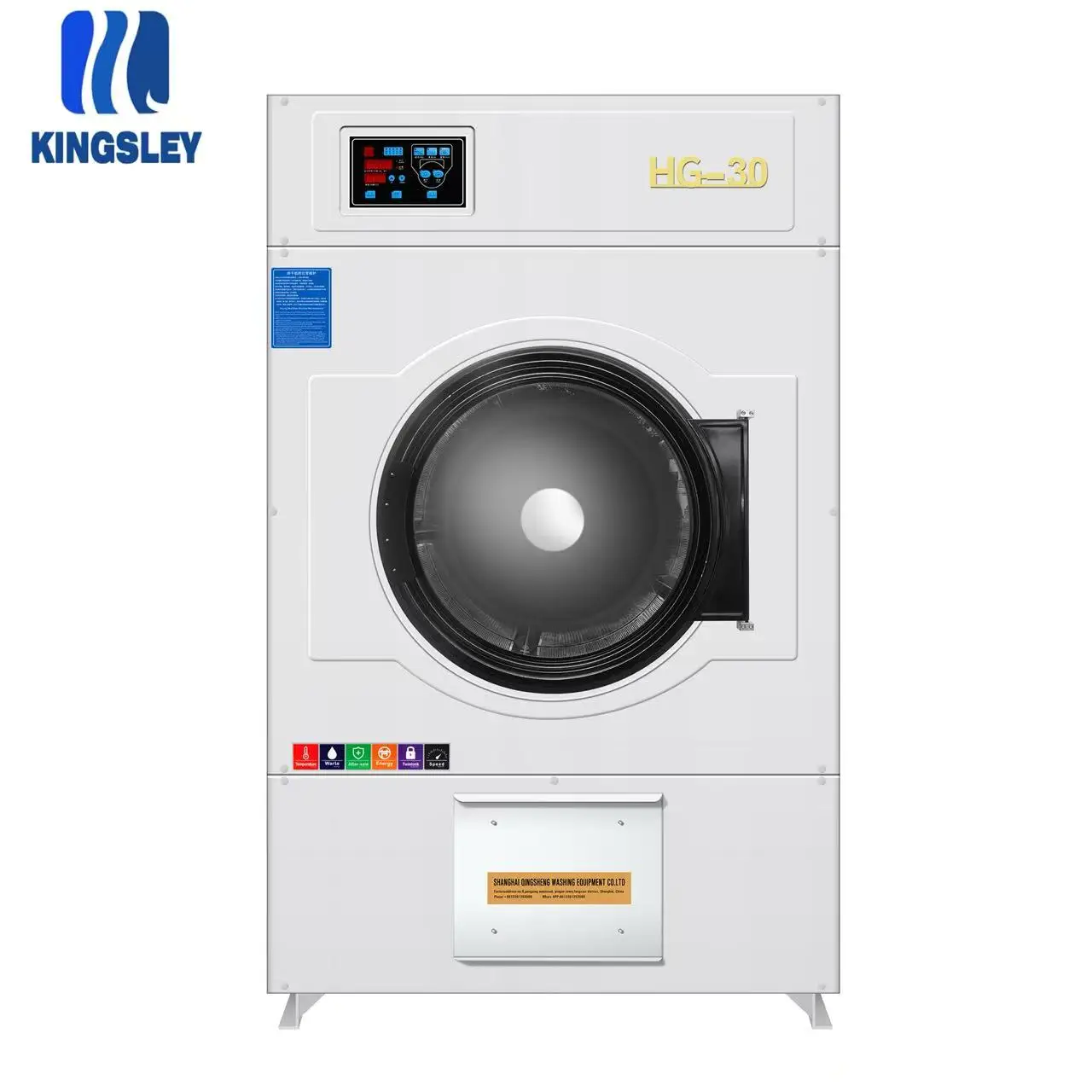 15-30kg Industrial Clothes Tumble Dryer Machine Commercial Laundry Dryer for Laundry Business