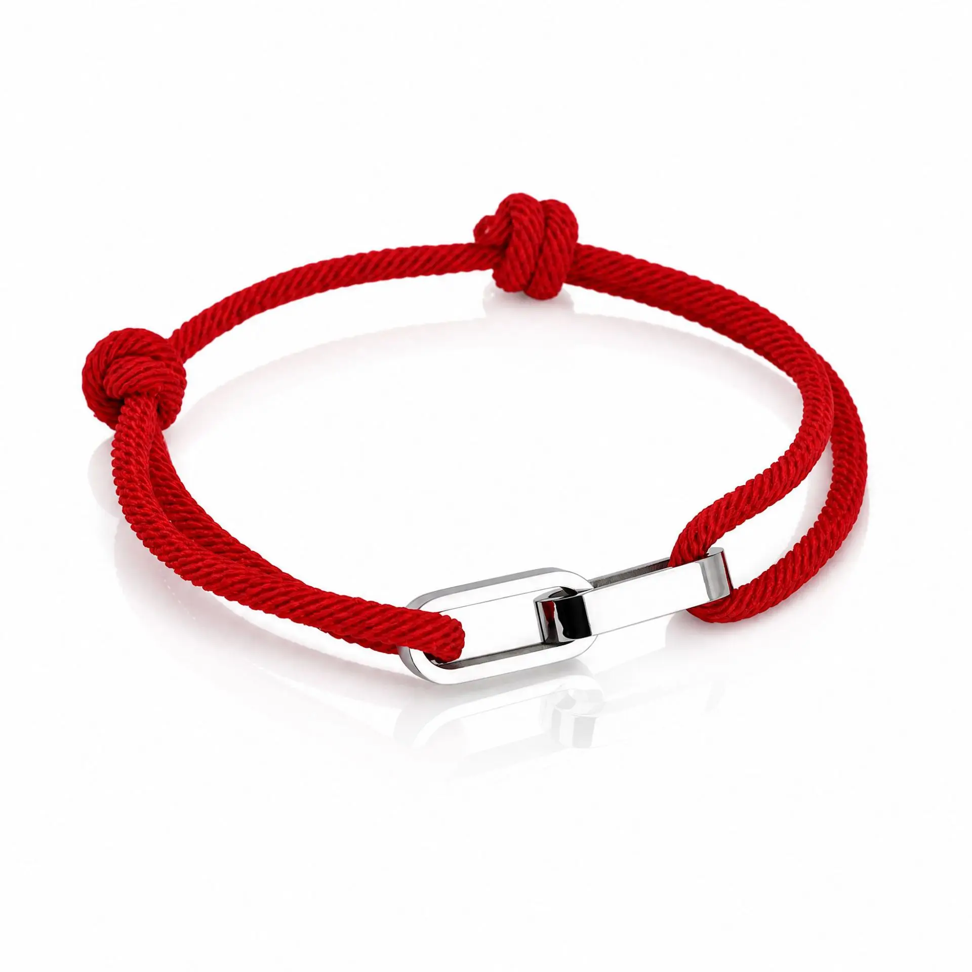 Trendy Adjustable Rope Chain Custom Name Bracelet for Couples