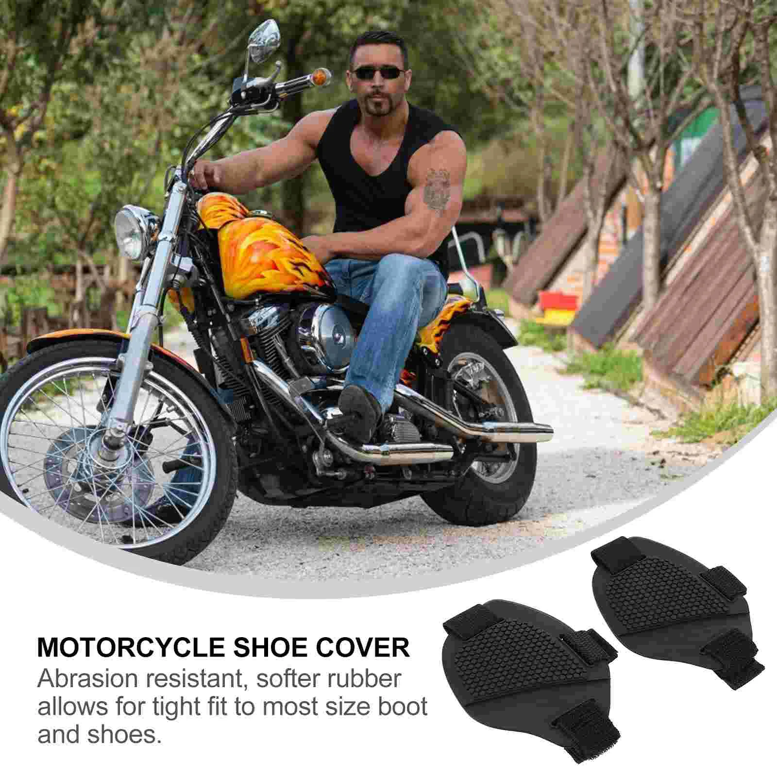 2 Pcs Motorcycle Riding Supply Gear Boot Protector Gear Shift Shoe Cover Half Waterproof Protector Boot Shifting Motorbike