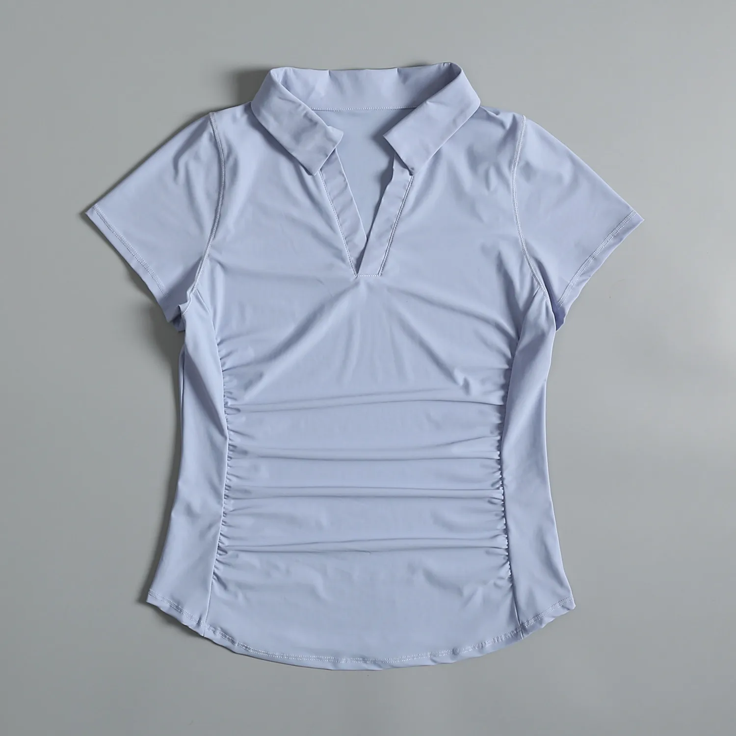 Sports short-sleeved women's summer thin quick-drying Pilates yoga clothing tops slim fit running breathable fitness T-shirt