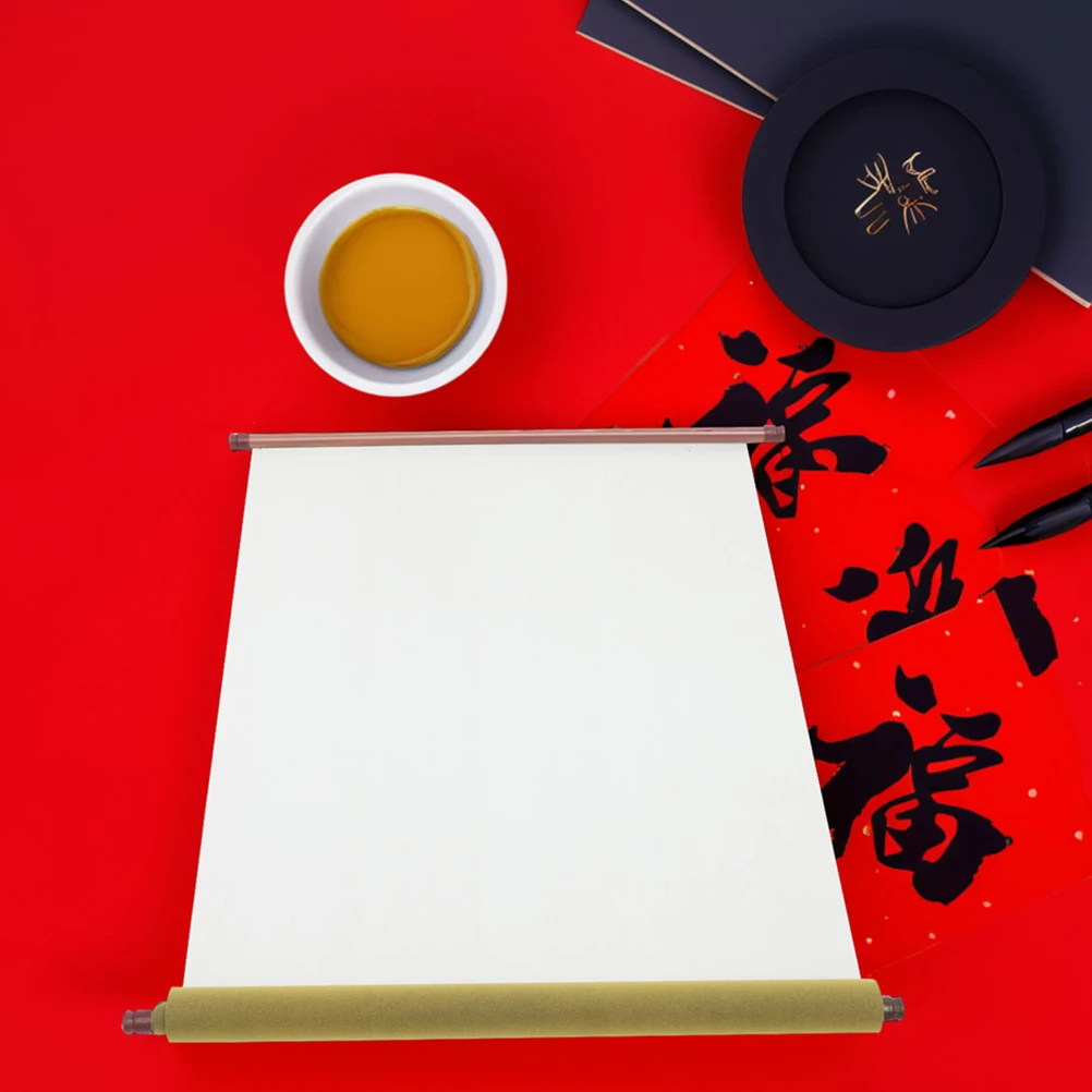 

Reusable Calligraphy Water Writing Cloth Chinese Brush Practice Scroll Drying Quickly Suitable Beginners Professionals Classroom