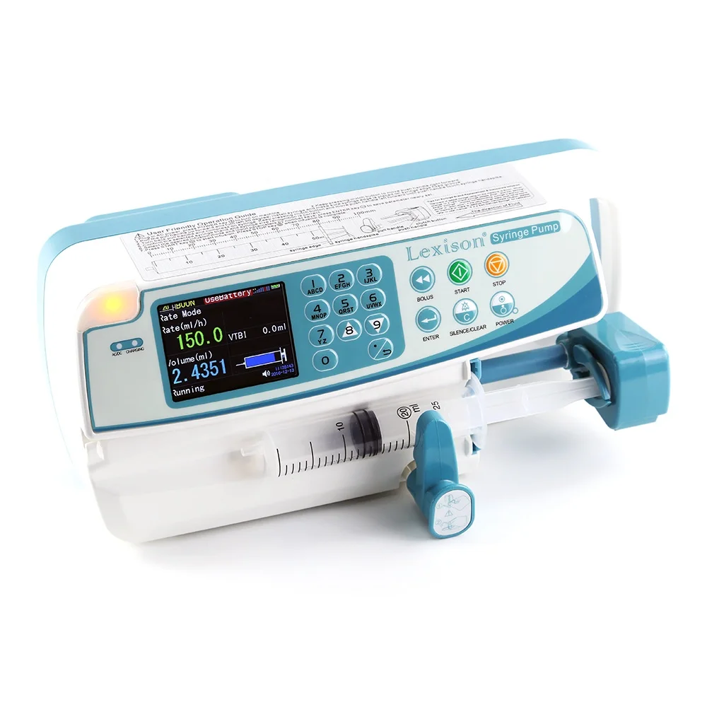 

2026 Lexison Golden Supplier Veterinary Equipment PRSP-H4000V High Quality Cheap Price Veterinary Use Syringe Pump for Animal Us