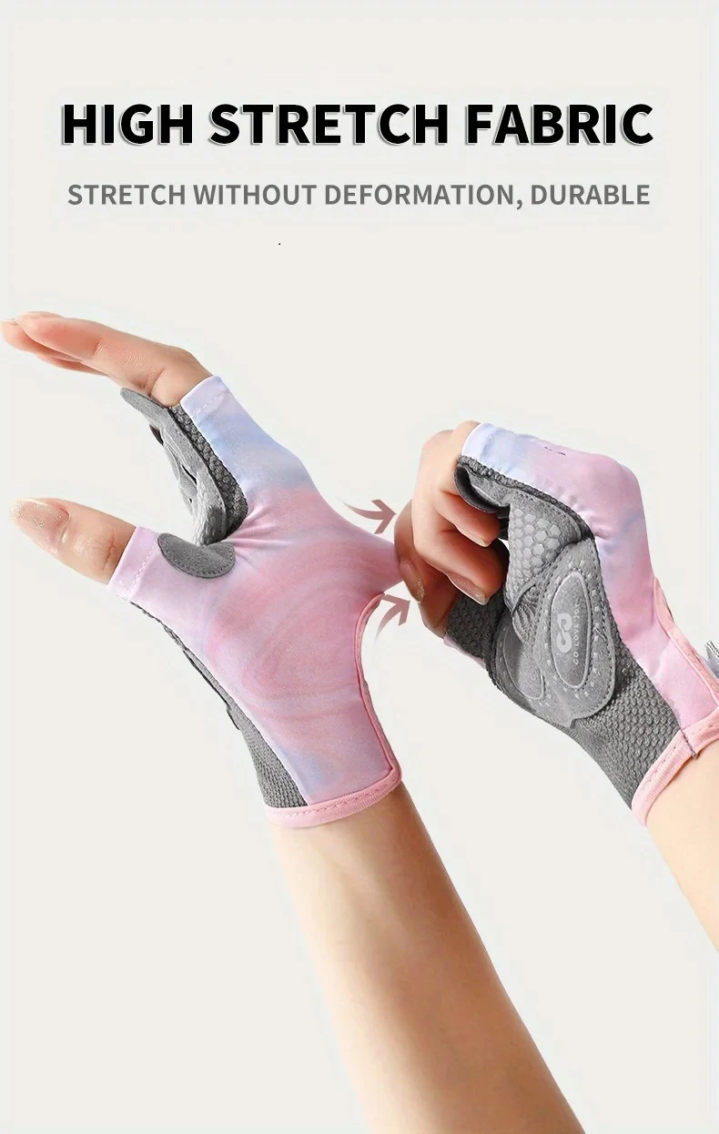 Atmungsaktive Halbfinger-Fitnesshandschuhe für Männer und Frauen, Leistung mit unseren langlebigen Halbfingerhandschuhen, handwaschbaren Handschuhen – Detail 11