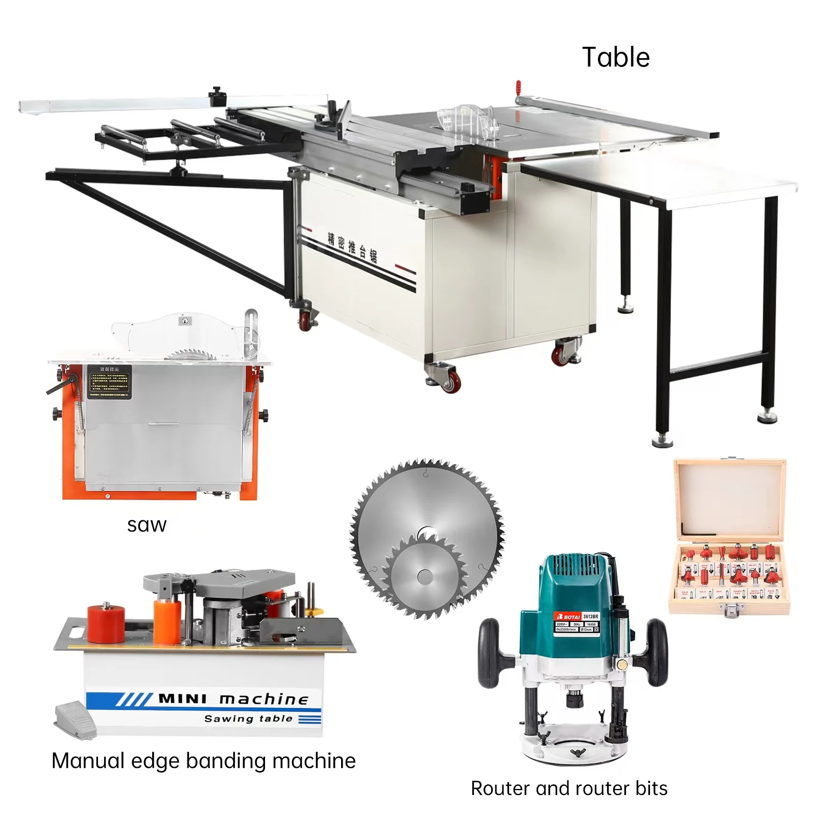 This high-power dust-free edge banding machine is designed for precision woodworking tasks and offers exceptional versatility