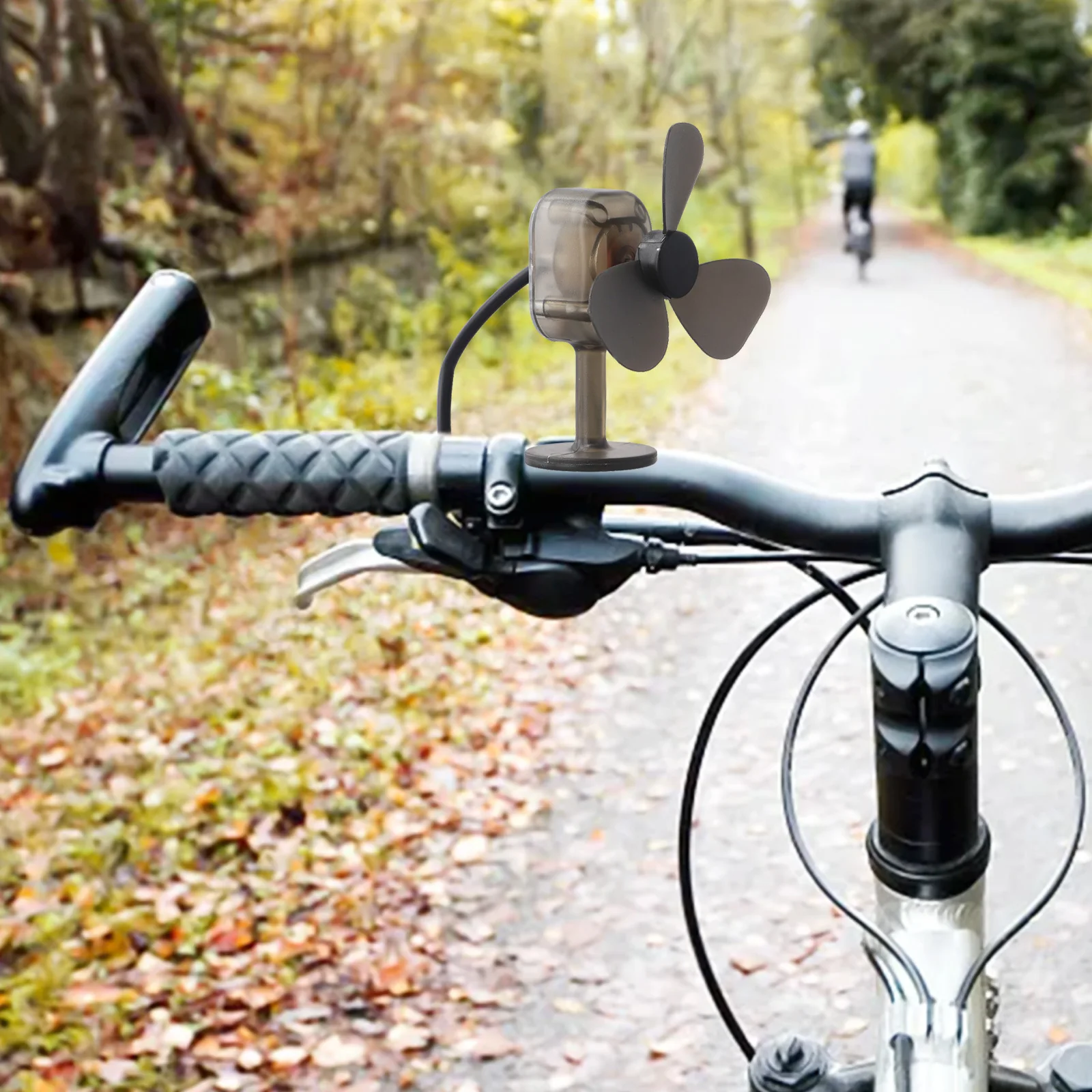 

14x12x6cm Portable Wind Turbine Portable Wind Turbine Charger Powerbank Cycling Energy Solution Lightweight Design