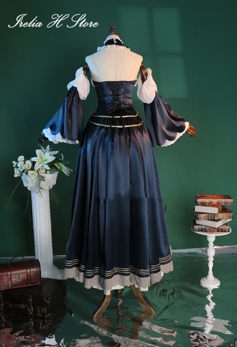 Irelia H 스토어 2023 mi & ku, VO CAL OID mi & ku 39, 감사 주는 날 mi & ku 코스프레 코스튬 이브닝 원피스 여성