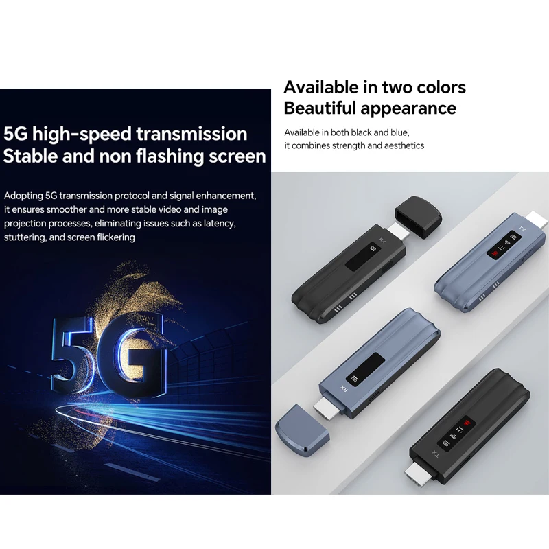 جهاز استقبال لاسلكي متوافق مع HDMI جهاز استقبال لاسلكي عالي الدقة شاشة MiraScreen النسخ المتطابق جهاز لاسلكي نفس الشاشة 5G