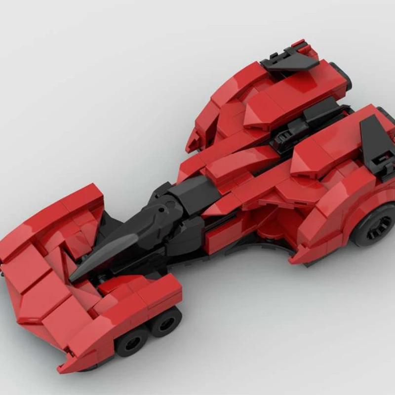 281 قطعة MOC CYBER FORMULA 001 اللبنات هدية الكريسماس لعبة لتطوير الصبر والتركيز