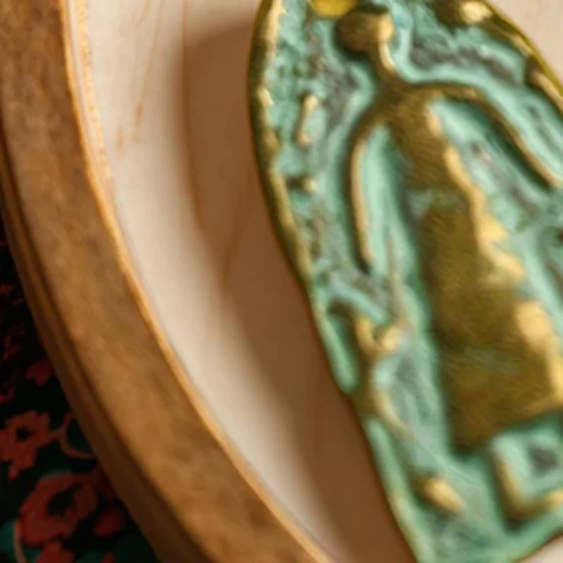 

10Pcs Various Retro Totem Style Metal Button Pendants For Clothing Coats Uniforms Jacket Decor Hanging DIY Making Accessories