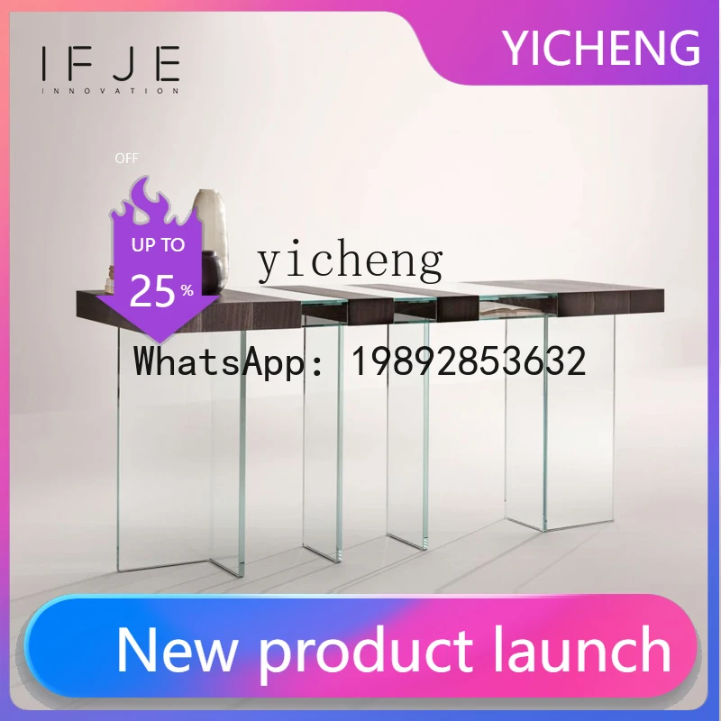 

X4 living room entrance table household villa high-end creative rectangular table hotel lobby