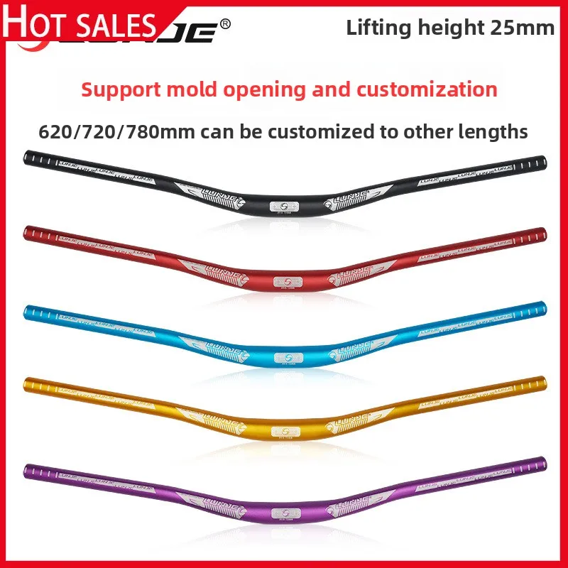 

Bicycle Handlebar Aluminum Alloy Swallow Handle 620-800 Speed Drop Handle Cross Bike Accessories Bicycle Riding Equipment