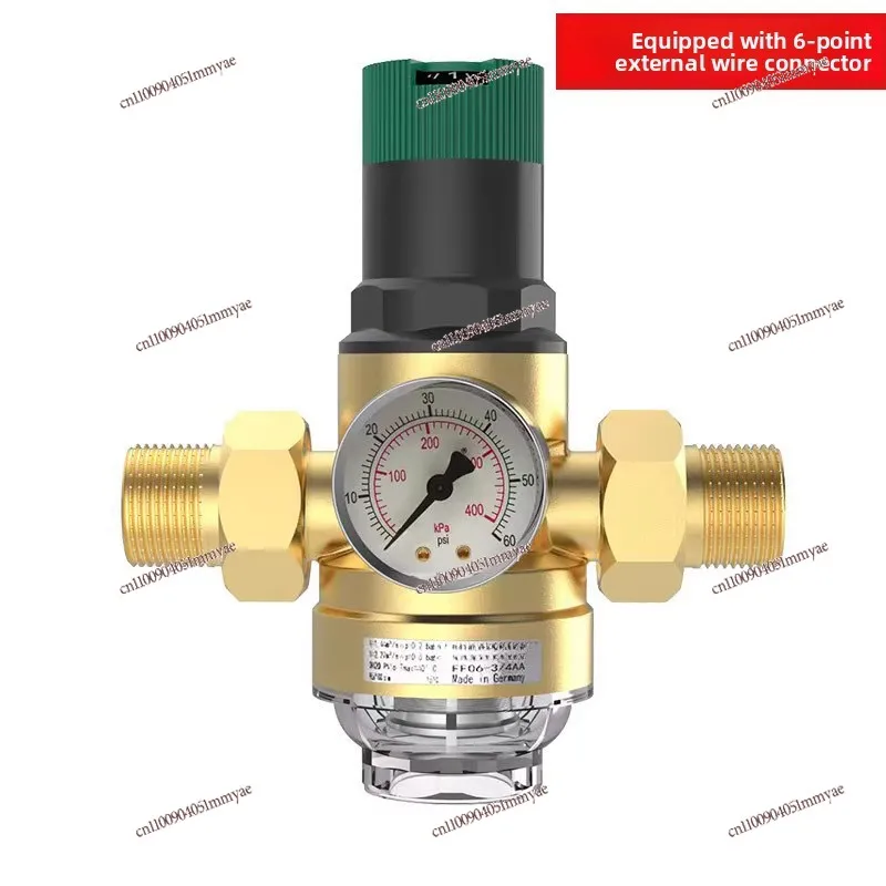 PPR20 25 أنبوب صمام تخفيض ضغط مياه الصنبور النحاسي سخان المياه المنزلي تنظيم صمام ثابت #4