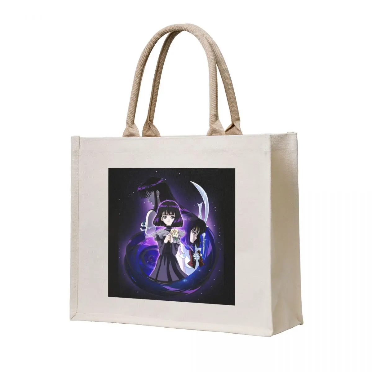

The 3 Faces of Saturn Tote Bag tote bag women Women's bag free delivery bags foldable reusable