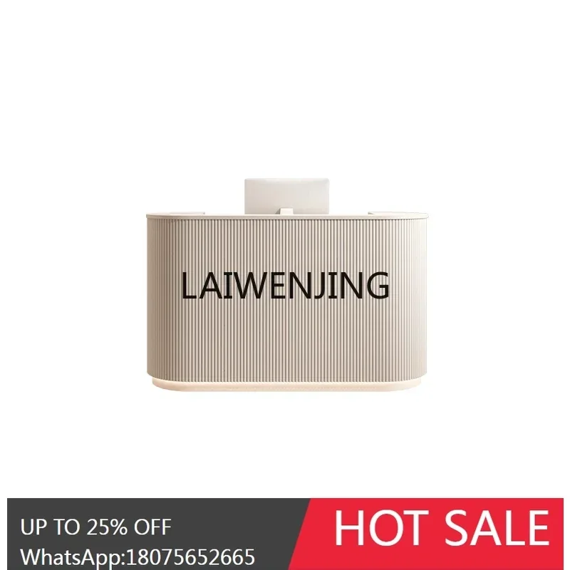 

HLZ clothing store curved checkout page store small light simple modern bar