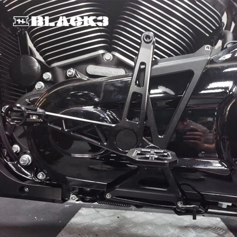 طقم تحكم متوسط للدراجة النارية STLF Black3 لـ HD 18-Later Softail للتحكم في القدمين يناسب مجموعة أدوات LowRider S/Street Bob #6