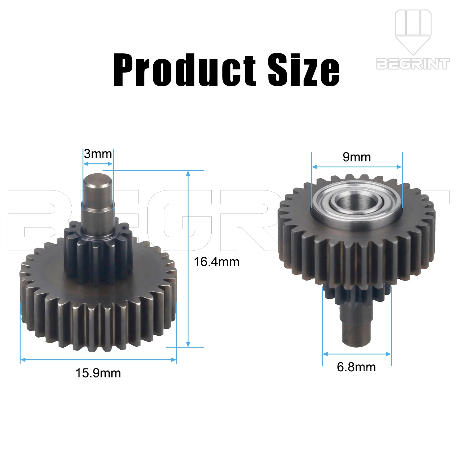 ترس جديد لـ Creality K1 K1C K1 Max الطارد نقل تخفيض والعتاد جميع خيوط معدنية محرك التروس ملحقات طابعة ثلاثية الأبعاد