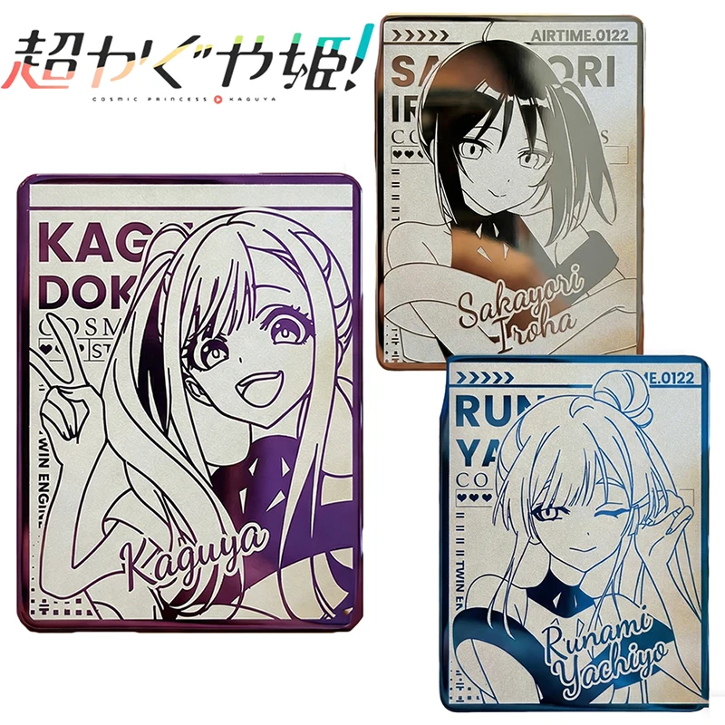 Broche de Metal de Anime Princesa Cósmica Kaguya Sakayori Iroha Runami Yachiyo, Insignia de Dibujos Animados, Decoración para Bolsos, Pin de Corsage, Joyería