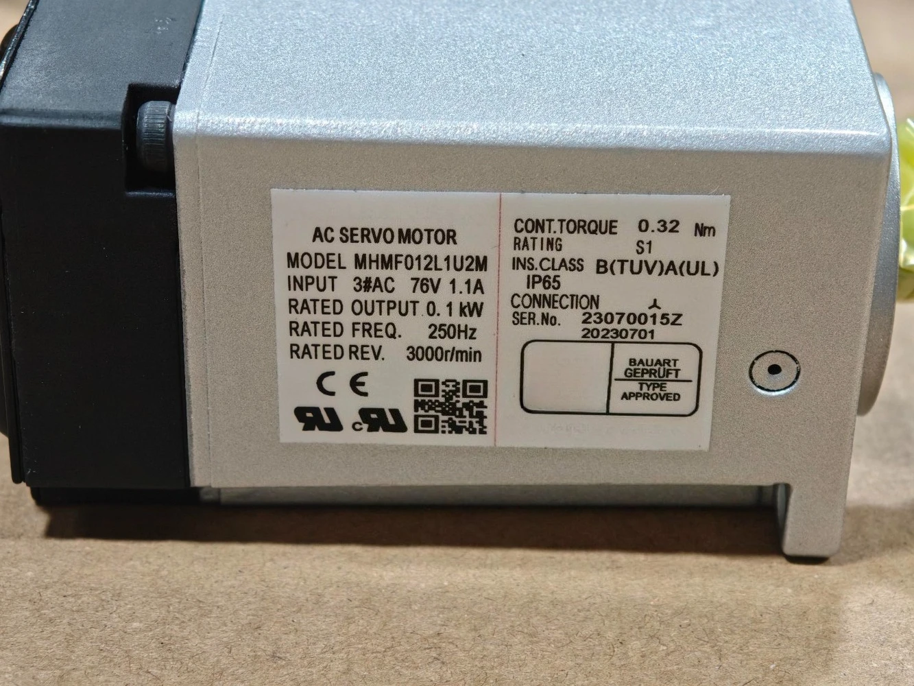 Brand New 1PCS MHMF012L1U2M Original Servo Motor Quality Assurance Adequate Stock Expedited Shipping