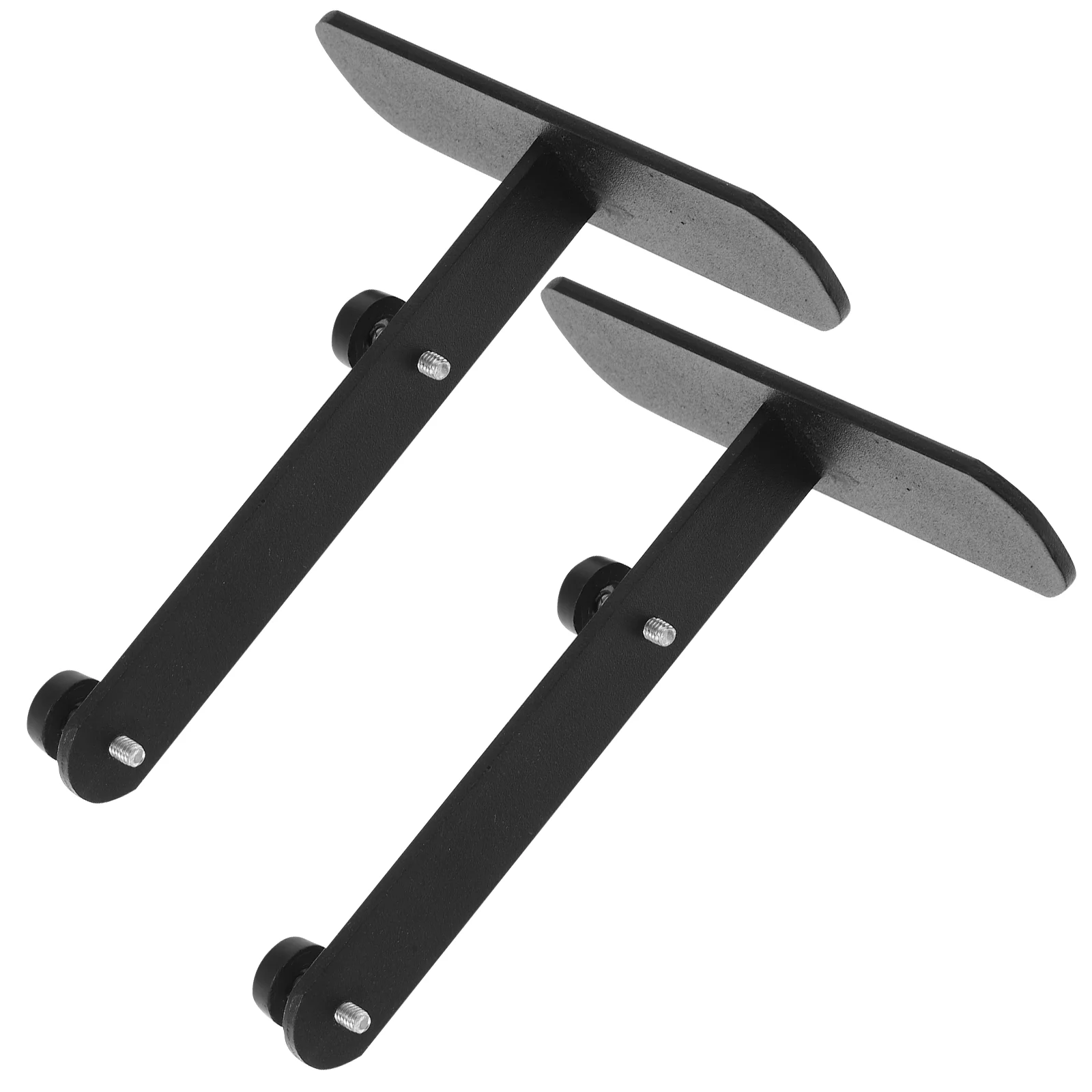 Soportes para tablero perforado, soporte de Panel para mesa, abrazadera de escritorio, accesorios de pantalla de acero inoxidable, 2 uds.