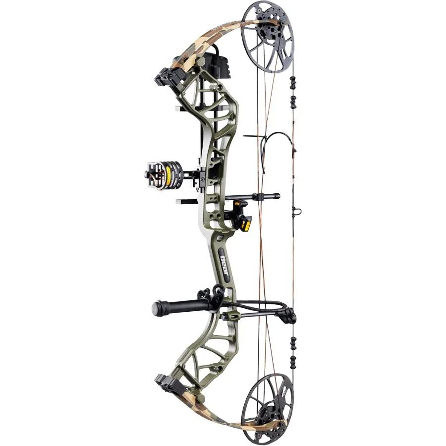 Bear Archery Legit MAXX Ready to Hunt Compound Bow Package with IMS Rest and Picatinny Sight Mounts 1070 lb Draw Weight 1413 Le
